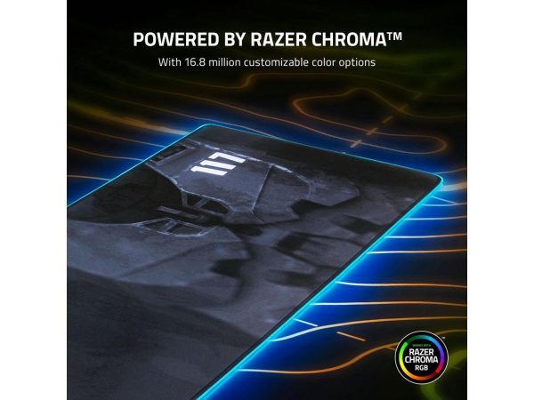 Razer Goliathus Extended Chroma Gaming Mousepad: Customizable RGB Lighting - Soft, Cloth Material - Balanced Control & Speed - Non-Slip Rubber Base - Halo Infinite Edition - Image 3