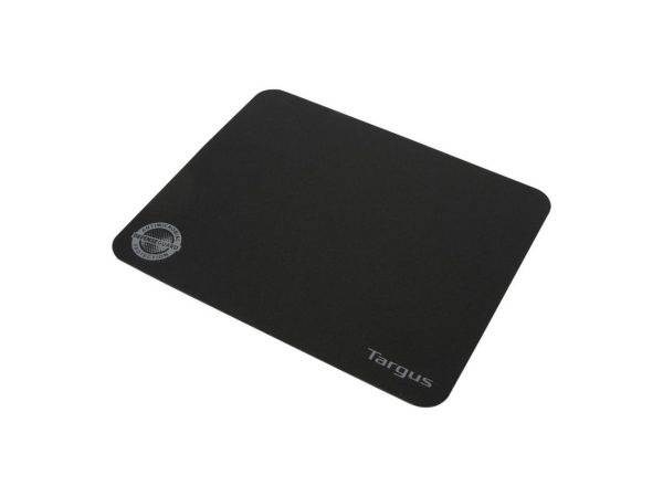 Targus Ultraportable Antimicrobial Mouse Mat - 0.05" x 8.66" x 7.09" Dimension - Black - Rubber - Anti-slip - AWE820GL - Image 3