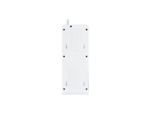 Tripp Lite 15ft 6-Outlet 4 USB Surge Protector Power Strip White TLP64USBRA15 - Image 2