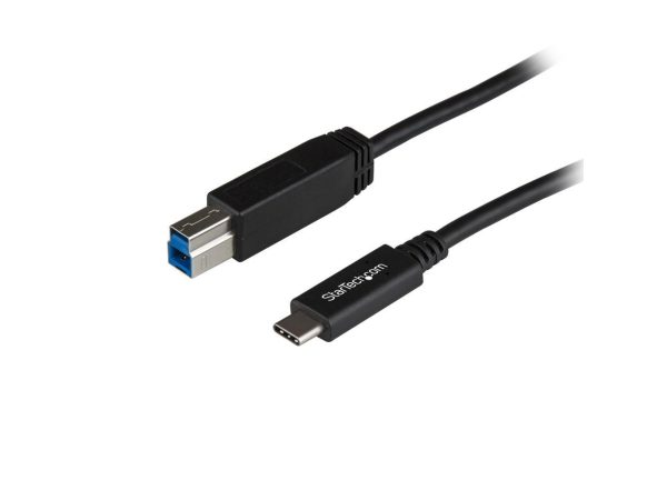 StarTech.com 1m (3ft) USB 3.1 USB-C to USB-B Cable - USB Type-C to USB Type-B USB 3.1 Gen 2 10Gbps Cable - Image 4