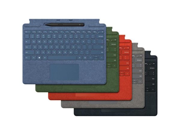 Microsoft 8X600121 Surface Pro Signature Keyboard Cover with Slim Pen 2 - Forest - Image 3