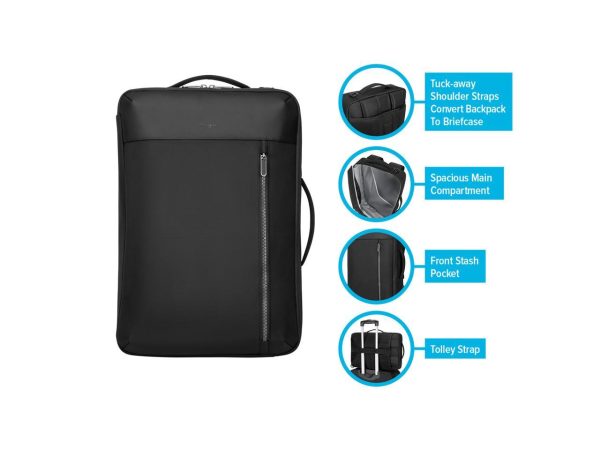 Targus Urban TBB595GL Carrying Case (Backpack) for 15.6" Notebook - Black - Image 3