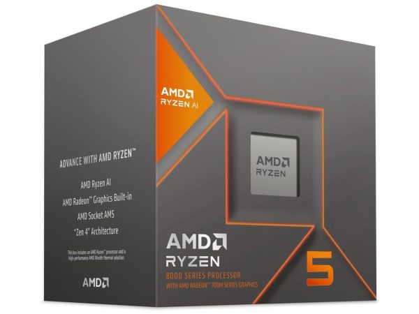 AMD Ryzen 5 8600G - Ryzen 5 8000-G Series 6-Core 4.3 GHz Socket AM5 65W AMD Radeon 760M Processor - 100-100001237BOX - Image 2