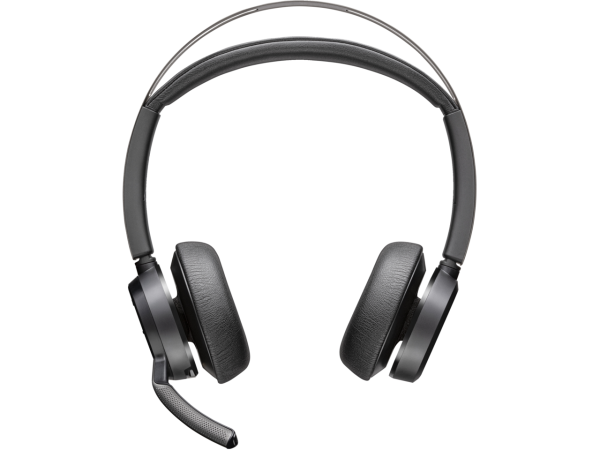 Poly Voyager Focus 2 Microsoft Teams Certified USB-A Headset with charging stand