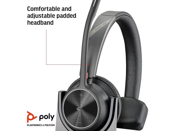 Poly Voyager 4310-M Microsoft Teams Certified Headset with charge stand - Image 3