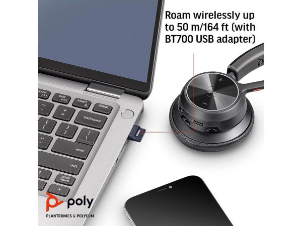Poly Voyager 4310-M Microsoft Teams Certified Headset with charge stand - Image 4