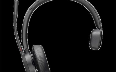 Poly Voyager 4310-M Microsoft Teams Certified Headset with charge stand