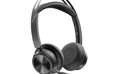 Poly Voyager Focus 2 USB-A Headset with charging stand