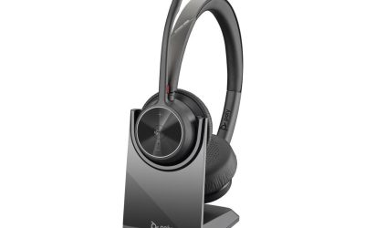 Poly Voyager 4320 UC Stereo USB-A Headset +BT700 USB-A Adapter +Charging Stand