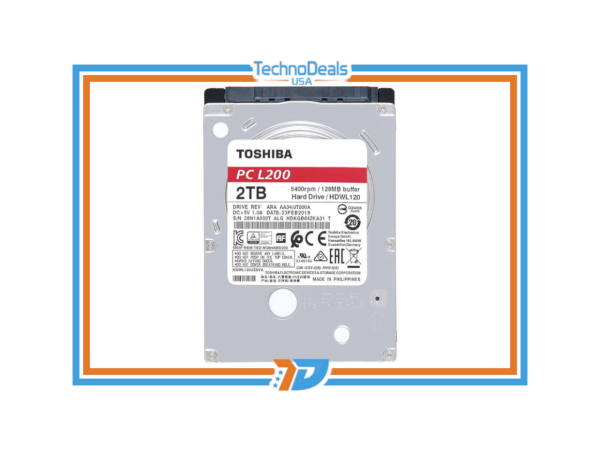 Toshiba L200 Laptop PC - Hard drive - 2 TB - internal - 2.5" - SATA 6Gb/s - 5400 rpm - buffer: 128 MB - Image 2