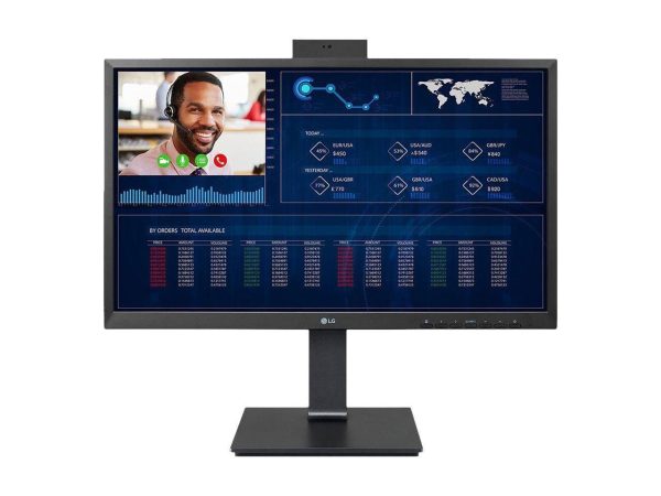 LG 24" Thin Client - 1920x1080 IPS - Intel Celeron N5105 - 4GB DDR4 - 16GB EMMC - Black  24CQ650I-6N - Image 3