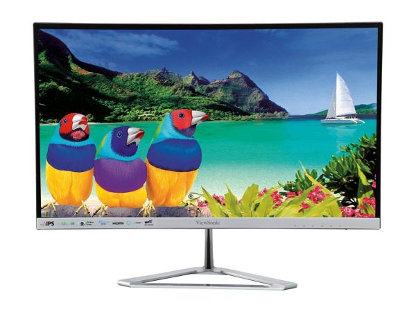 ViewSonic VX2476-SMHD 24 Inch 1080p Frameless Widescreen IPS Monitor with HDMI and DisplayPort - Image 2