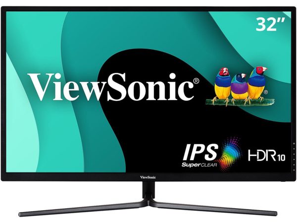 ViewSonic VX3211-2K-MHD 32 Inch IPS WQHD 1440p Monitor with 99% sRGB Color Coverage HDMI VGA and DisplayPort