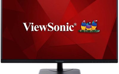 ViewSonic VA2456-MHD 24 Inch Frameless IPS 1080p Monitor with HDMI DisplayPort and VGA Inputs for Home and Office