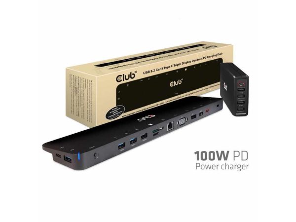 USB 32 GEN1 C TRIPLE DISPLAY DYNAMIC 100W PD CHARGING DOCK THE 5 X USBA PORTS - Image 2