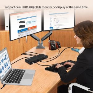 USB 3.1 TYPE-C DUAL 4K DOCKING