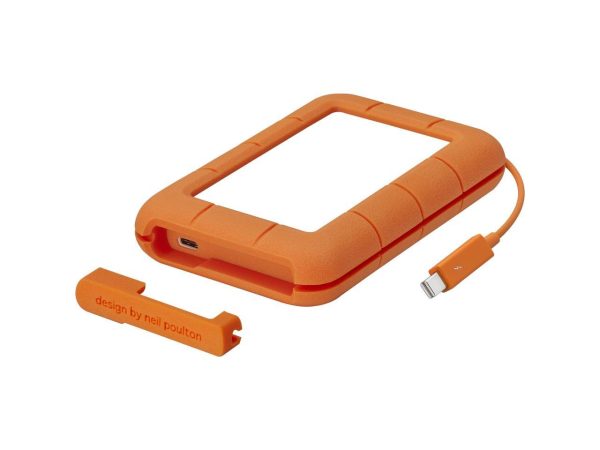 LaCie Rugged Secure USB-C 2TB All-Terrain Encrypted Portable Hard Drive Model STFR2000403 - Image 4