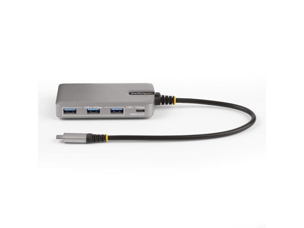 StarTech 4-Port USB-C Hub with USB-C Video Output 100W PD HB31C3A1CDPPD3 - Image 3