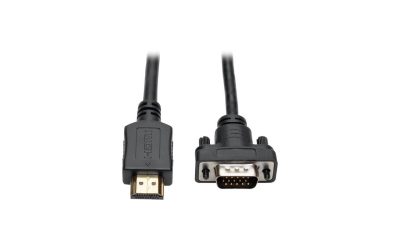 Tripp Lite HDMI to VGA Active Adapter Cable Low Profile HD15 M/M 1080p 3 ft. (P566-003-VGA)