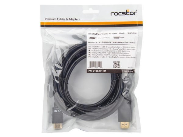 Rocstor DisplayPort/HDMI Audio/Video Cable Y10C261B1 - Image 4