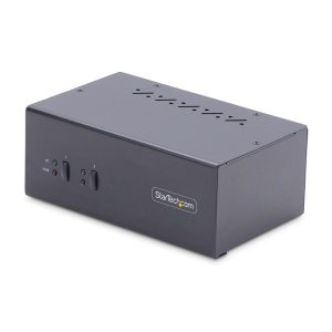 StarTech 2-Port Dual-Monitor DisplayPort KVM Switch, 4K 60Hz P2DD46A2-KVM-SWITCH