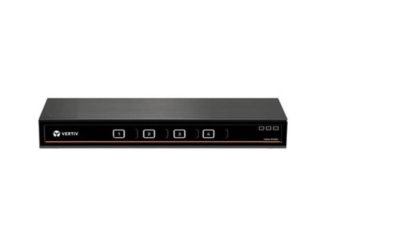 Vertiv Cybex SC800 Secure KVM| 4 Port Universal DP/H Single Display CAC PP4.0 Secure Desktop KVM Switches | Secure KVM Switch  Single Head NIAP Certified Secure Keyboard 2 to 8 Port Secure