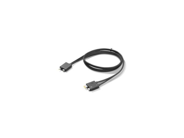 Lenovo Thunderbolt 4 WorkStation Dock Split Cable 0.7m - 2.30 ft Thunderbolt 4 Data Transfer/Power Cable for Workstation, Dock - Second End: 1 x Thunderbolt 4 Type C - Male - 40 Gbit/s - Splitter Cabl - Image 4
