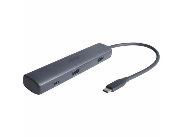 Tripp Lite USB-C Mini Dock and Multiport Adapter 8K HDMI 3 USB-A Hub Ports 100W PD Charging HDR HDCP 2.3 - for TV/Monitor/Notebook/Keyboard/Mouse/Smartphone/Tablet/Desktop PC/Projector/Flash Drive/Dig