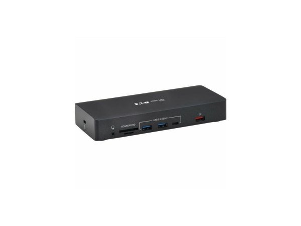 Tripp Lite by Eaton Safe-IT USB-C Dock Triple Display - 4K 60 Hz HDMI/DisplayPort VGA USB 3.2 Gen 2 USB Hub Gigabit Ethernet 100W PD Charging Antibacterial - for Tablet PC/Printer/Smatphone/Projector/ - Image 3