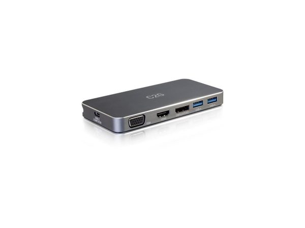 C2G 54439 C2G USB C DUAL DISPLAY DOCK WITH HDMI, DISPLAYPORT, VGA & POWER DELIVERY - Image 5