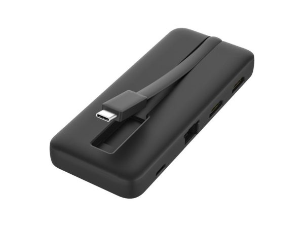 V7 USB-C Mini Dock Dual 4K Display - for Computer - Memory Card Reader - SD, microSD - 100 W - 2 Displays Supported - 4K - 3840 x 2160 - USB Type-A - USB Type-C - Network (RJ-45) - HDMI - Black - Giga - Image 5