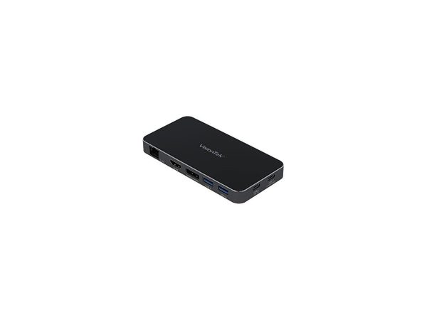VisionTek VT400 Dual Display USB-C Docking Station with Power Passthrough 901469 - Image 4