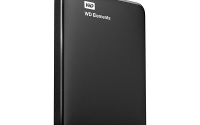 WD 1TB Elements Portable Storage USB 3.0 Model WDBUZG0010BBK-WESN Black