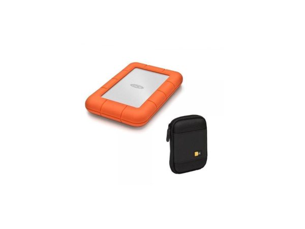 LaCie 2TB Rugged Mini External Hard Drive USB 3.0 Model LAC9000298 Orange - Image 5