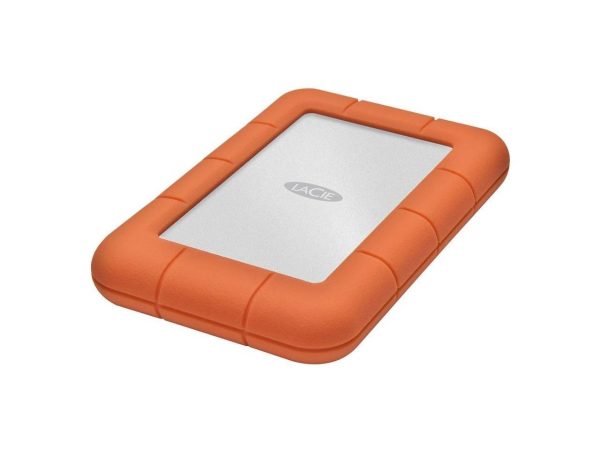 LaCie 2TB Rugged Mini External Hard Drive USB 3.0 Model LAC9000298 Orange - Image 4