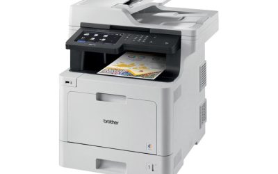 Brother Business Color Laser All-in-One Printer with Low-cost Printing, Duplex Print, Scan, Copy and Wireless Networking Model MFCL8905CDW