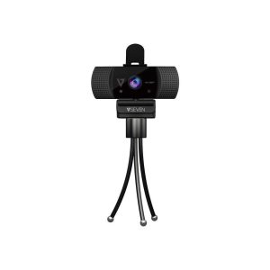 V7 WCF1080P Webcam - 2 Megapixel - 30 fps - USB Type A - 1920 x 1080 Video - Fixed Focus - Microphone - Notebook, Monitor
