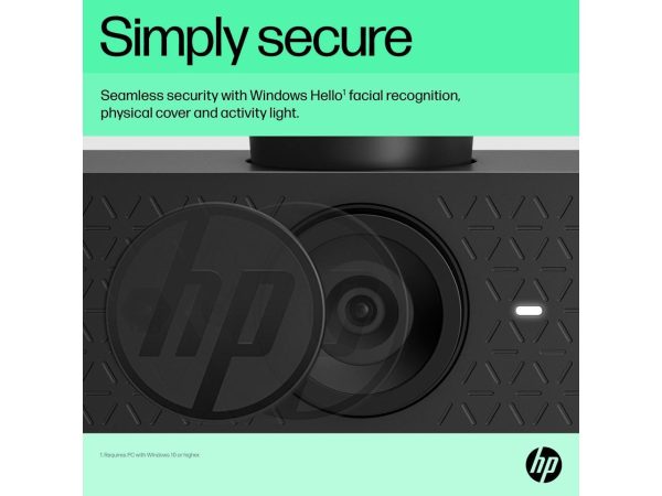 HP 625 Webcam 4 Megapixel 60 fps USB Type A 6Y7L1AAABL - Image 3