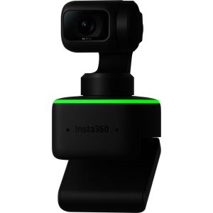 insta360 Link - PTZ 4K Webcam with 1/2" Sensor, AI Tracking, Gesture Control, HDR, Noise-Canceling Microphones, Specialized Modes, Webcam for Laptop, Video Camera for Video Calls, Live Streaming