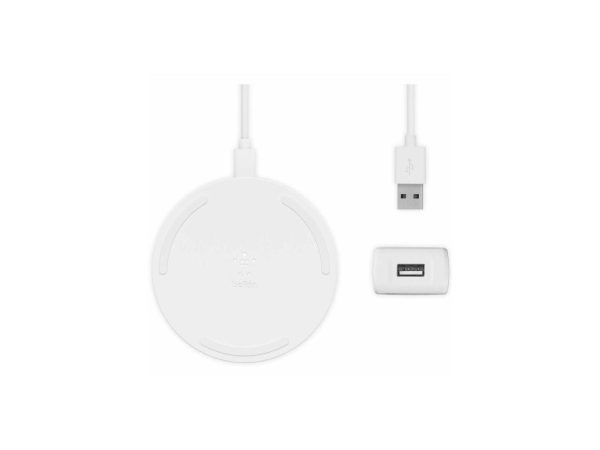 Belkin 15W Wireless Induction Charging Pad, White WIA002TTWH