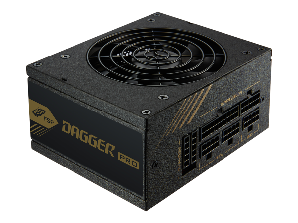 FSP Dagger Pro 650W Mini ITX Solution / SFX 12V / Micro ATX 80 Plus Gold Certified Full Modular VR / 4K Ready Gaming Power Supply (SDA2-650)