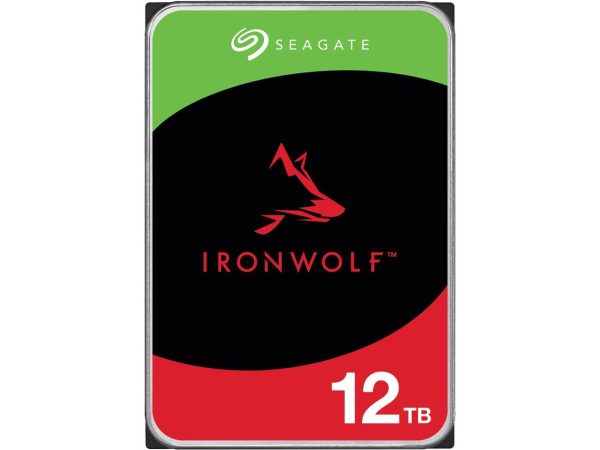 Seagate IronWolf 12TB NAS Hard Drive 7200 RPM 256MB Cache SATA 6.0Gb/s CMR 3.5" Internal HDD for RAID Network Attached Storage NE-ST12000VN0008