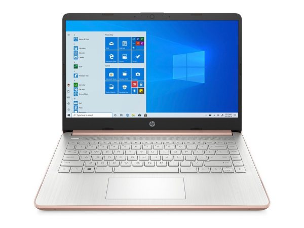 HP 14 Series 14" Touchscreen Laptop - Intel Celeron N4020 - 4GB RAM - 64 GB eMMC - Windows 10 Home in S mode - Pale Rose Gold  14-dq0070nr (47X82UA#ABA)