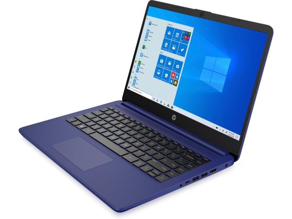 HP 14 Series 14" Laptop - Intel Celeron N4020 - 4GB RAM - 64GB eMMC - Windows 10 Home in S mode - Indigo Blue  14-dq0010nr (47X74UA#ABA) - Image 3