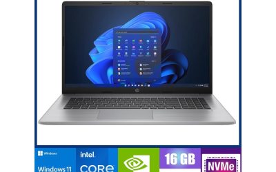 HP 470 G9 17.3″ 16GB 512GB SSD Core i7-1255U 2.6GHz WIN11P, Grey