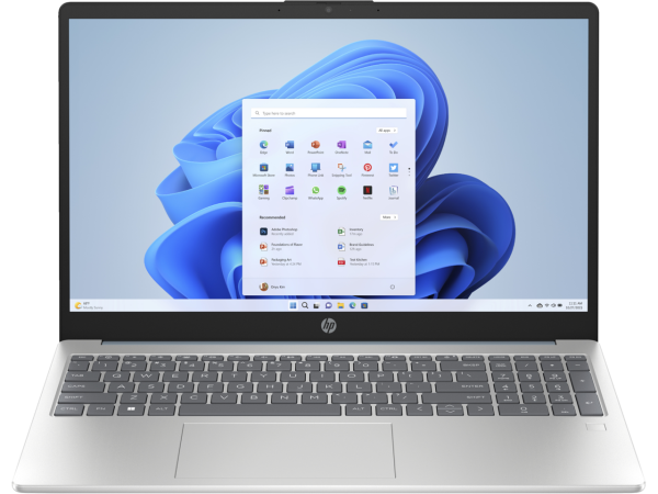 HP Laptop 15-FC0025TG AMD Athlon Gold 7220U 2.4GHz 8GB Memory 256GB SSD AMD Radeon Graphics 15.6” HD Touchscreen Windows 11 Home Moonlight Blue