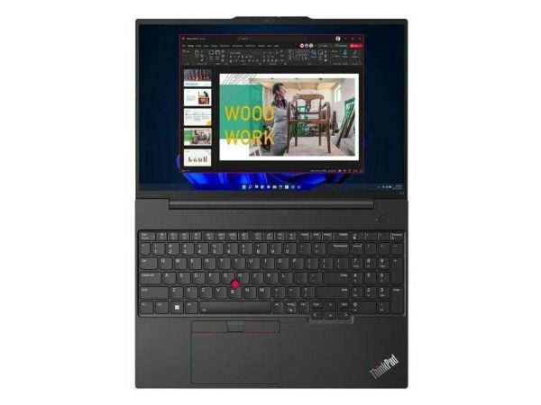 Lenovo ThinkPad E16 Gen 1 21JT001PUS 16" Notebook - WUXGA - 1920 x 1200 - AMD Ryzen 5 7530U Hexa-core (6 Core) 2 GHz - 8 GB Total RAM - 8 GB On-board Memory - 256 GB SSD - Graphite Black - AMD Ch - Image 5