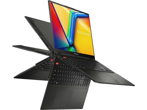 2023 ASUS Vivobook S 16 Flip 16” WUXGA 16:10 Touch, AMD Ryzen 5 7530U CPU, AMD Radeon Vega 7 Graphics, 8GB RAM, 512GB SSD, FingerPrint Sensor, Stylus Supported, Windows 11 Home, TN3604YA-DS51T - Image 2