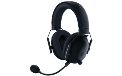 Razer BlackShark V2 Pro Wireless Gaming Headset: THX 7.1 Spatial Surround Sound – 50mm Drivers – Detachable Mic – for PC, PS5, PS4, Switch, Black