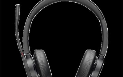 Poly Voyager 4320-M Microsoft Teams Certified Headset with charge stand